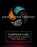 Feature thumb temperature purification through heat and cold earth nature and weather
